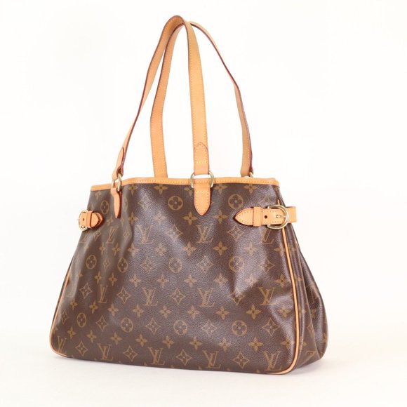 Louis Vuitton Brown Canvas Monogram Batignolles Horizontal Tote Bag Louis  Vuitton